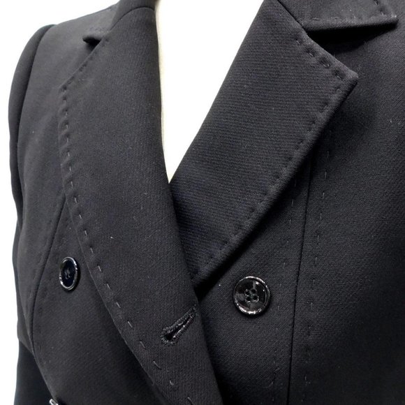 Dolce and Gabbana Black Double Jacket Skirt Set /COA - Picture 5 of 7